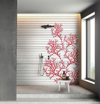 GEOMETRIC / TRAME E CORALLO - Wallpaper by N.O.W. Edizioni - view 3